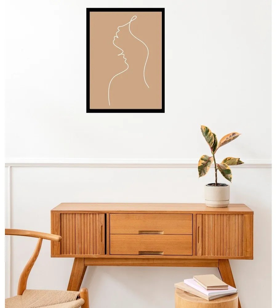 Постер 29x41 cm Lovers Line Art – Veronika Boulová