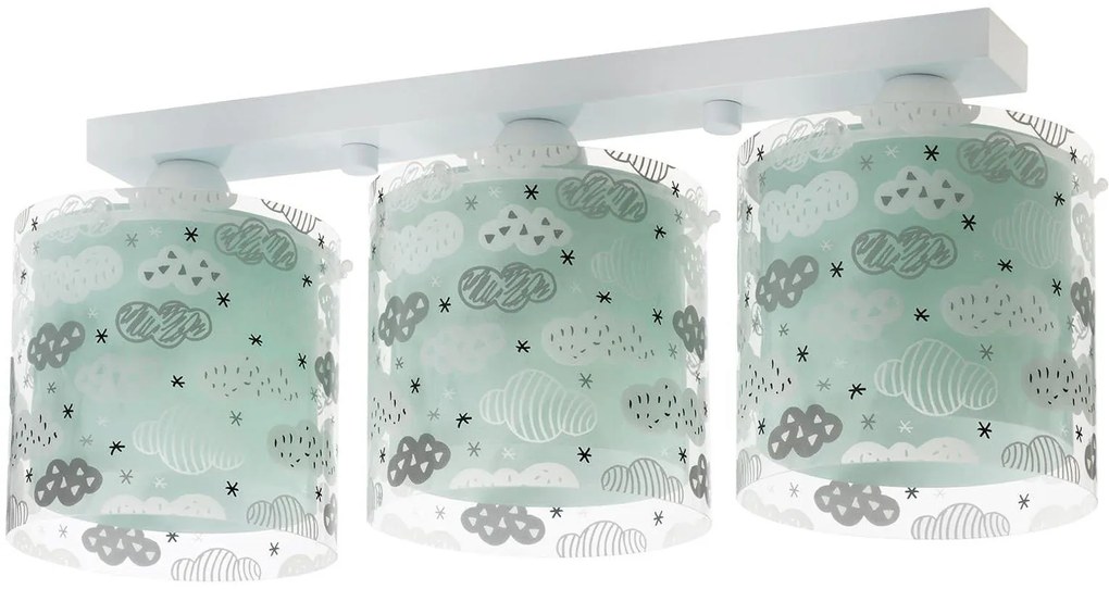 Релса покрив Ango Clouds-зелен