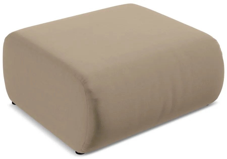 Бежова кадифена табуретка Ekahi – Makamii