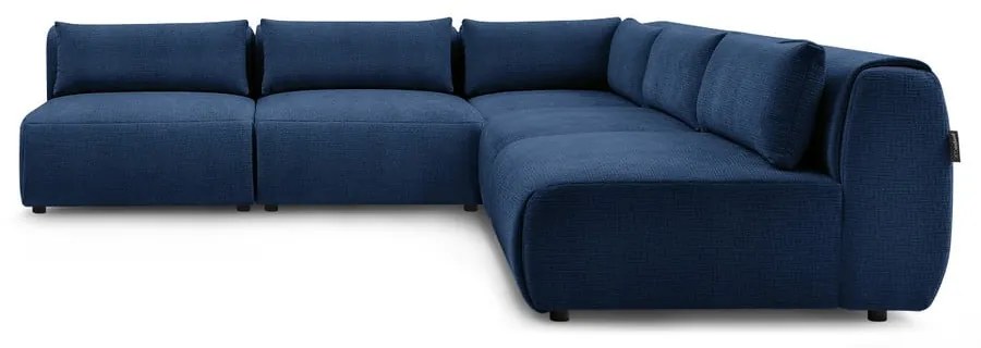 Тъмносин ъглов диван (променлив) Jeanne - Bobochic Paris