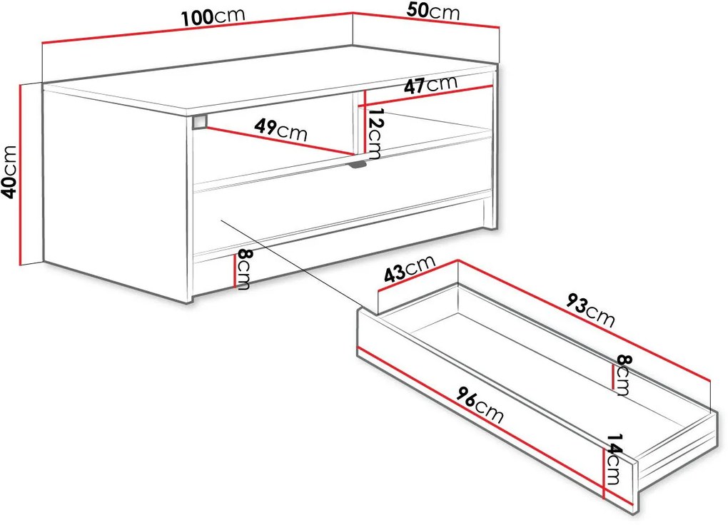 Масичка за кафе Tireno-Mauro