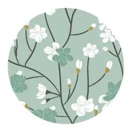 Светлозелени картонени кутии за съхранение в комплект 2 бр. с капаци ø 37,5x25,5 cm Rut Paper Laminate – Bigso