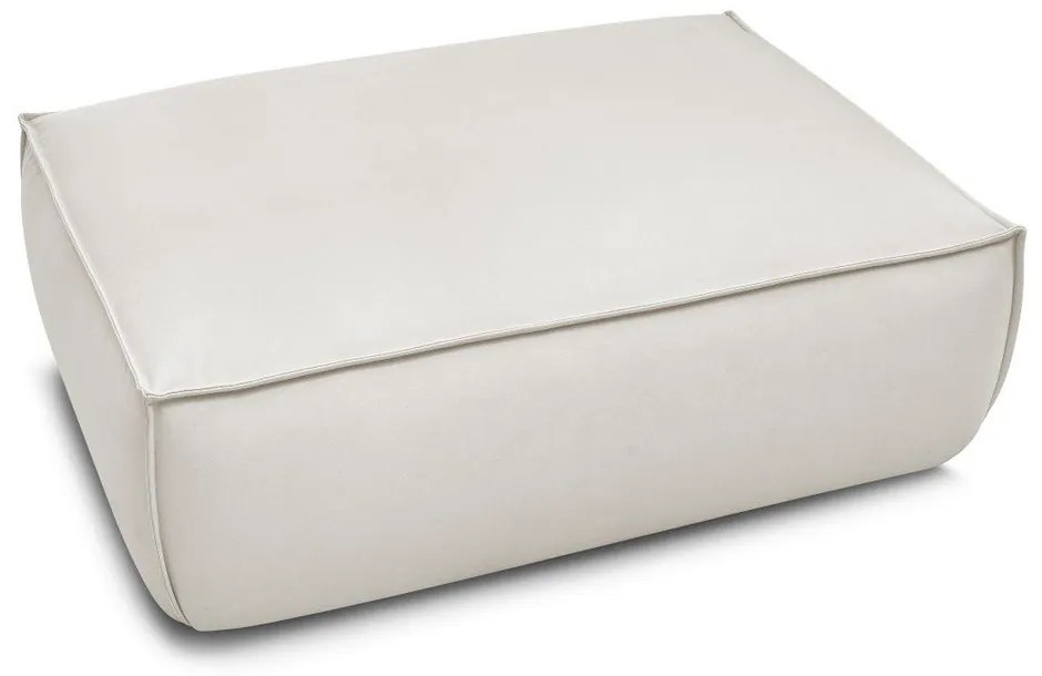 Бежова табуретка от изкуствена кожа Boheme – Bobochic Paris