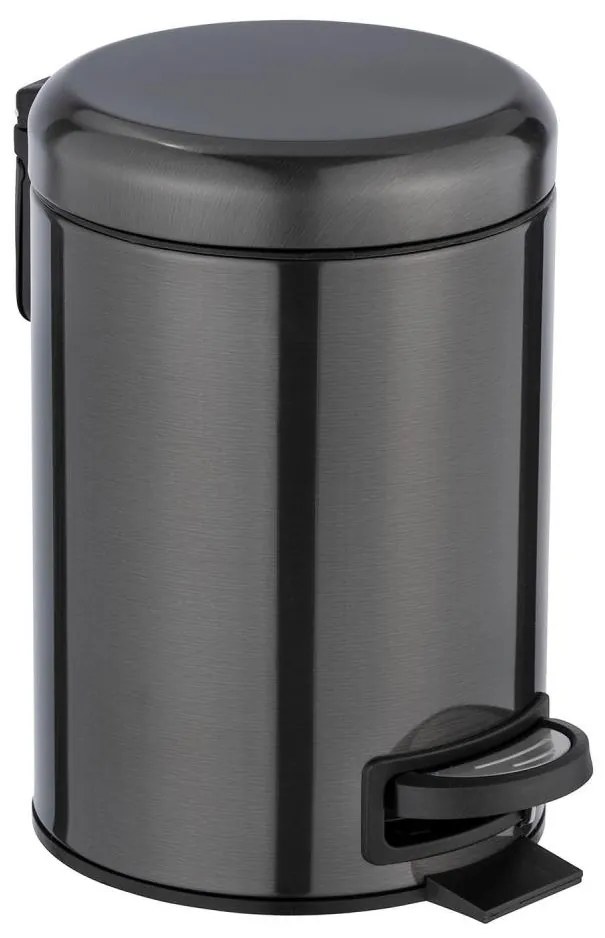 WENKO 24035100 - Кош LEMAN 17x25 cm неръждаема стомана/черен