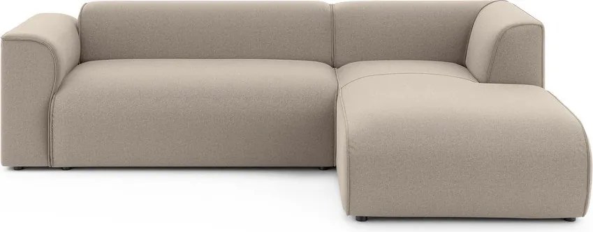 Светлокафяв ъглов диван (десен ъгъл) Merid – Ropez