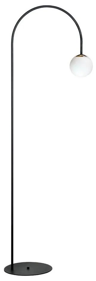 Zuma Line 1224 - Подова лампа BOW 1xE14/10W/230V черна