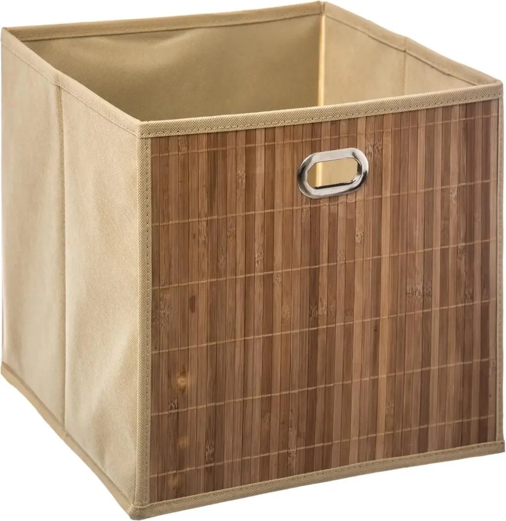 Кош за съхранение 5five, Бамбук, 31x31 cm - Натурален