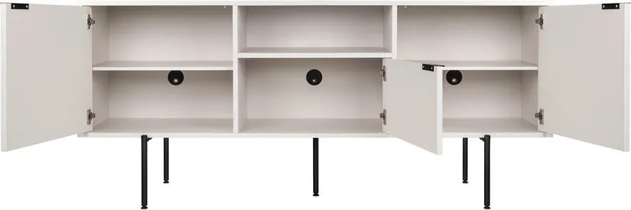 Сиво-бежова маса за телевизор 180x79x50 cm Bau – noo.ma