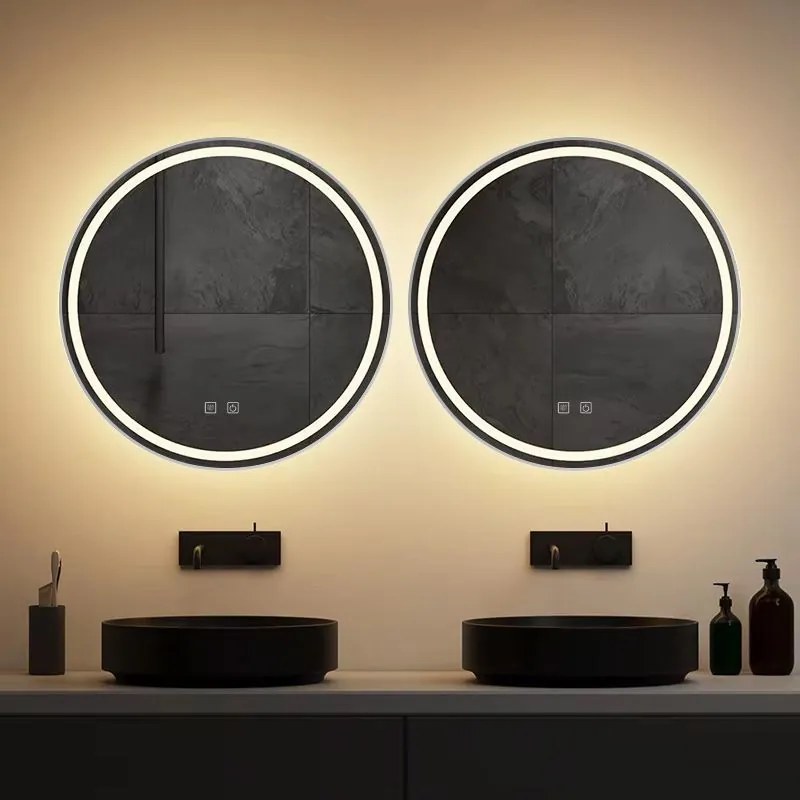 Огледало LED 50cm MMJ BRUSH SILVER