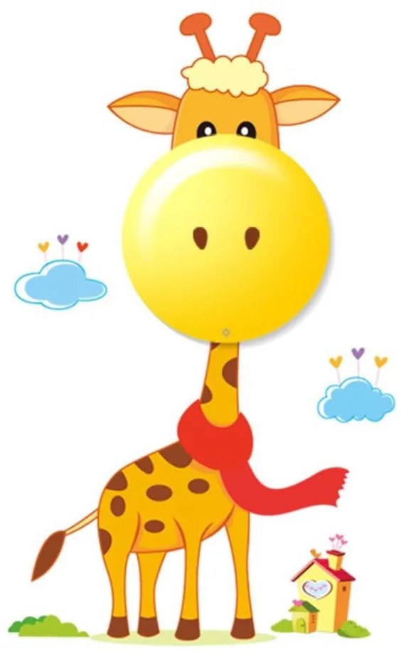 LED детско стенен лампион 1xLED/0,6W/3xAAA батерии