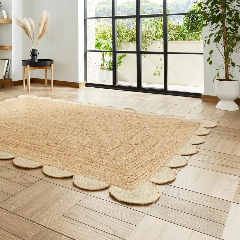 Ютен килим в естествен цвят 160x230 cm Savannah Jute – Think Rugs