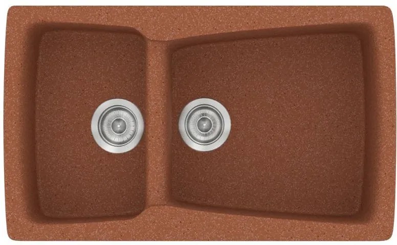 Мивка Sanitec 320-Granite Terracotta