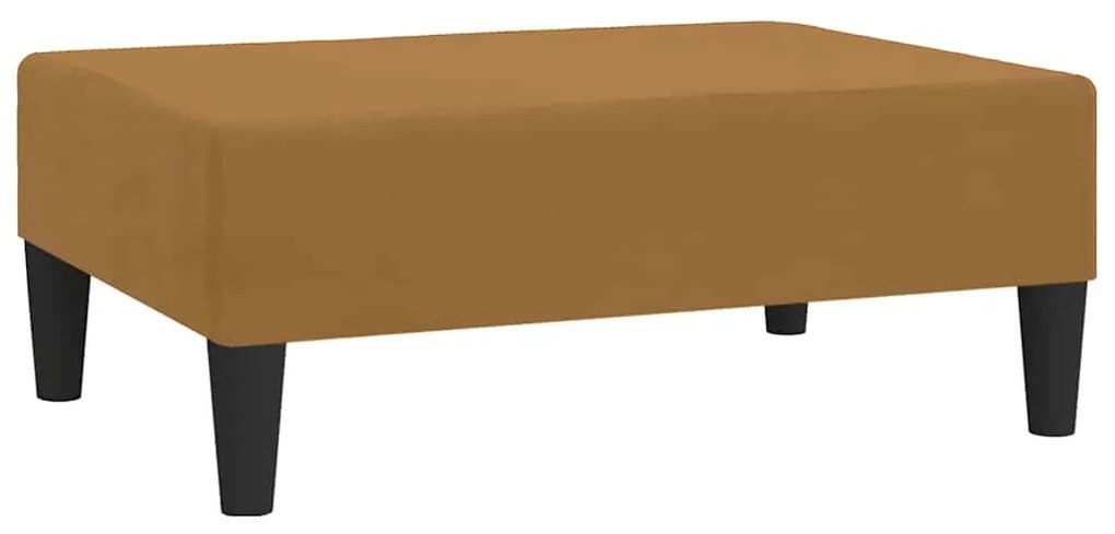 337695 vidaXL Табуретка, кафява, 78x56x32 см, кадифе