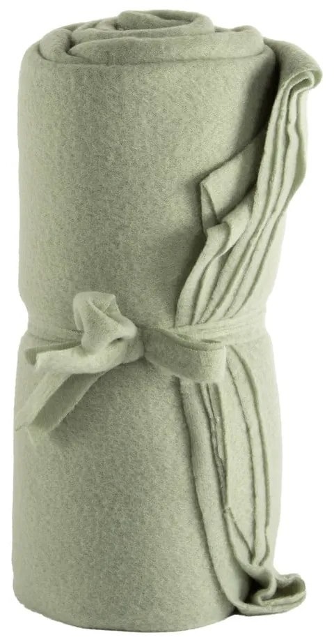 Зелено одеяло от флийс 130x160 cm Riso – Tiseco Home Studio