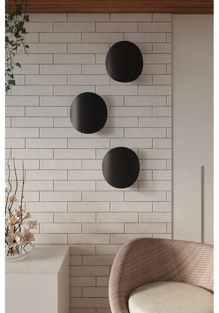 Черна стенна лампа Junker - Sollux