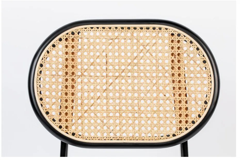 Черен/светлосив бар стол 94 cm Spike - Zuiver