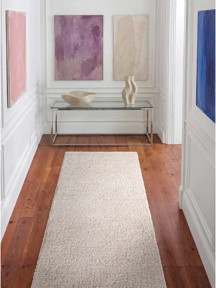 Ръчно изработена пътека от букле в цвят слонова кост 80x200 cm Notting Hill Portobello – Ted Baker