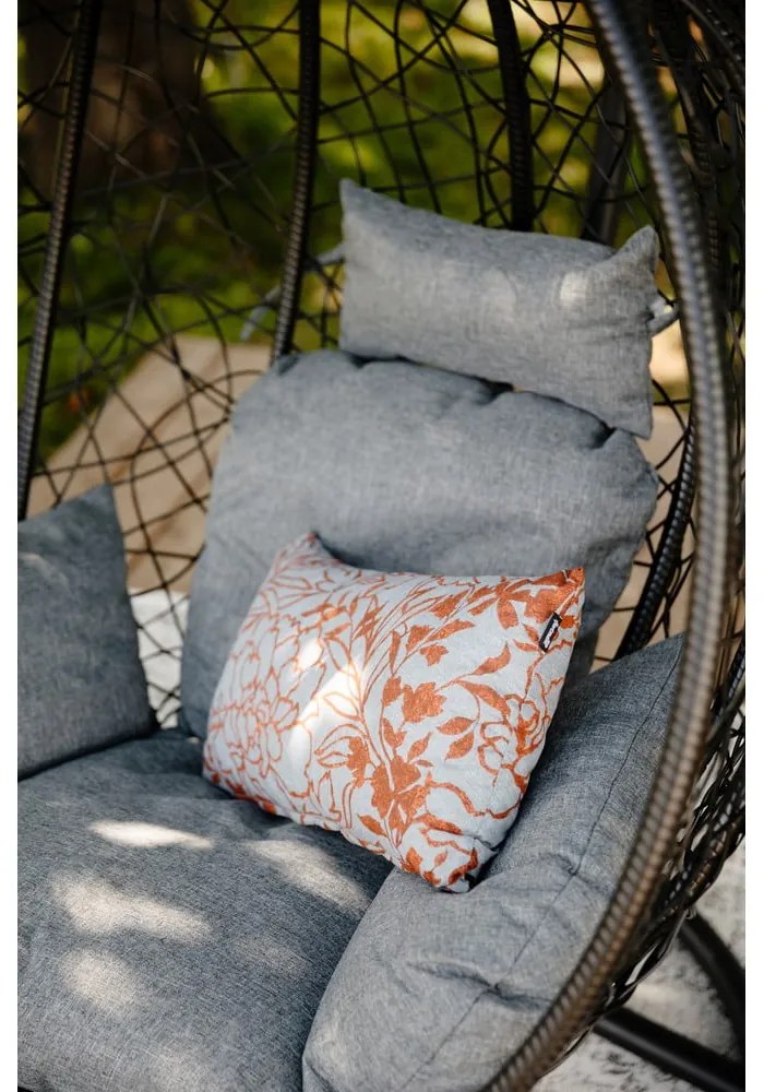 Тъмносив висящ фотьойл от изкуствен ратан Noela - Bonami Selection