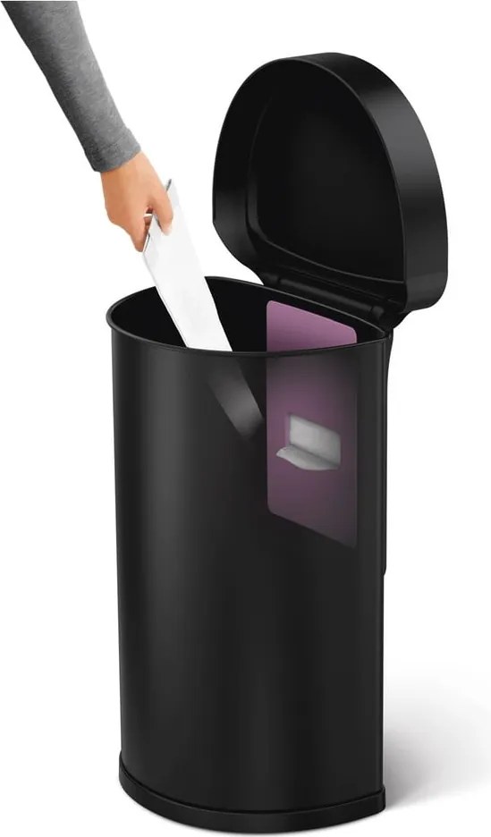 Безконтактен кош за отпадъци от неръждаема стомана 45 л - simplehuman