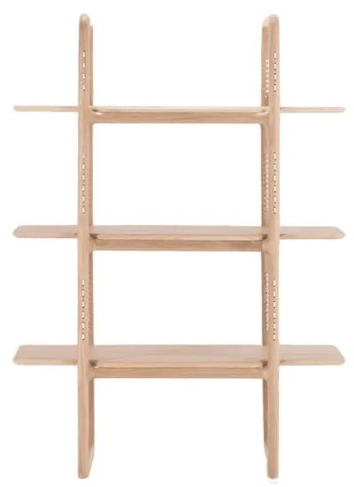 Библиотека за книги от масивна дъбова дървесина , височина 140 cm Muse - Gazzda