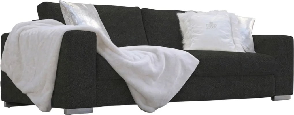 Диван Fantasy двуместен-145φ 90β εκ.-Μαύρο