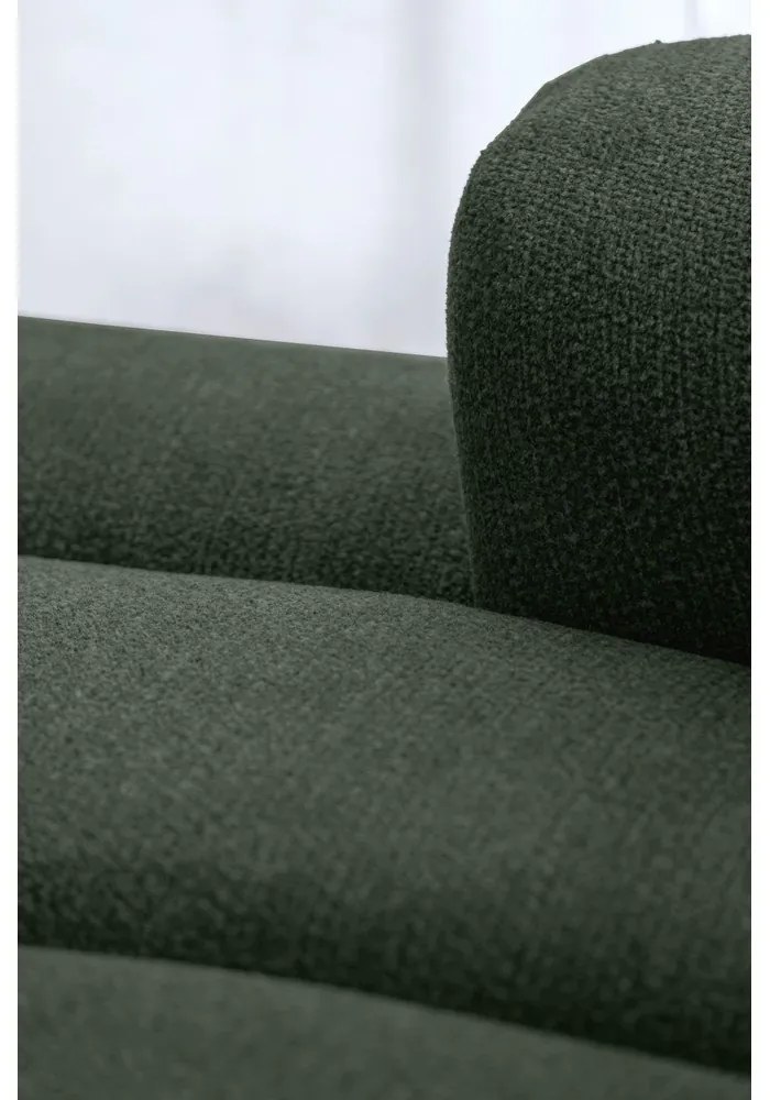 Тъмнозелен ъглов диван (ляв ъгъл) Shell – Miuform