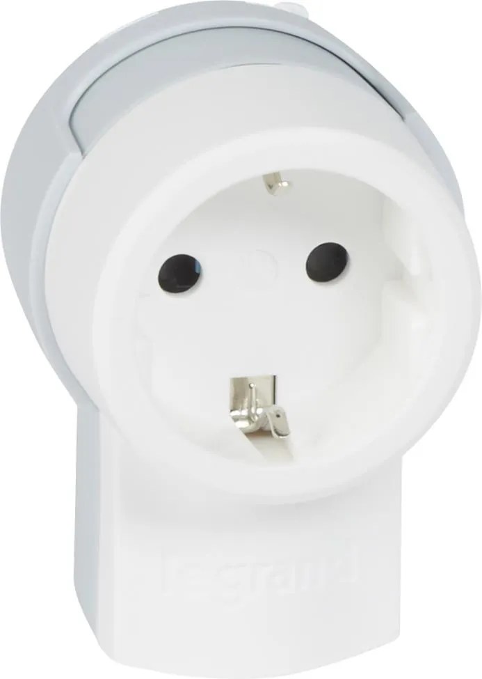 Legrand Разклонител БЯЛ 1x2P+E без кабел Standard  - 050199