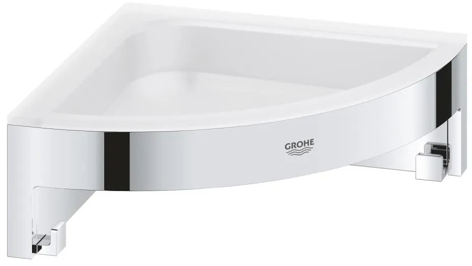 GROHE 41106000 - Ъглова душ-поличка START CUBE 16 см, хром гланц