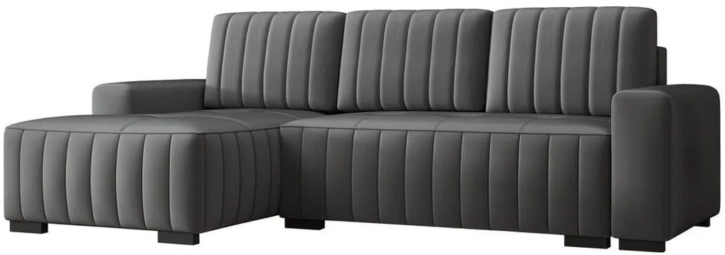 Ъглов диван Hugo-Gray-Left