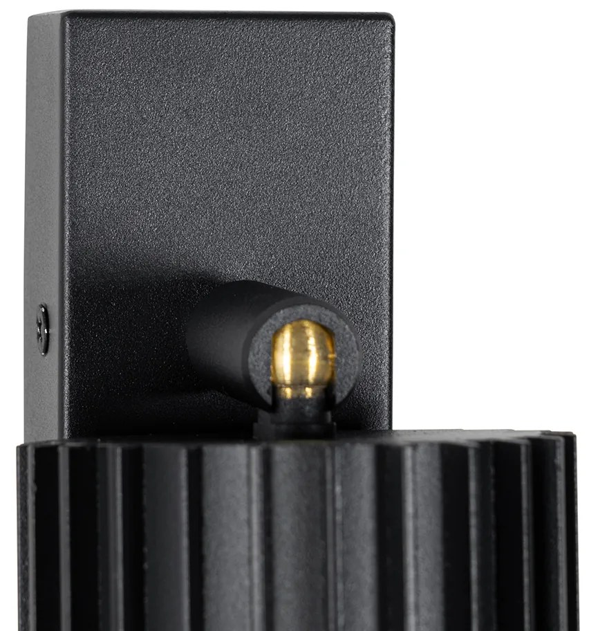 Дизайнерски външен таванен прожектор черен IP44 - Борис