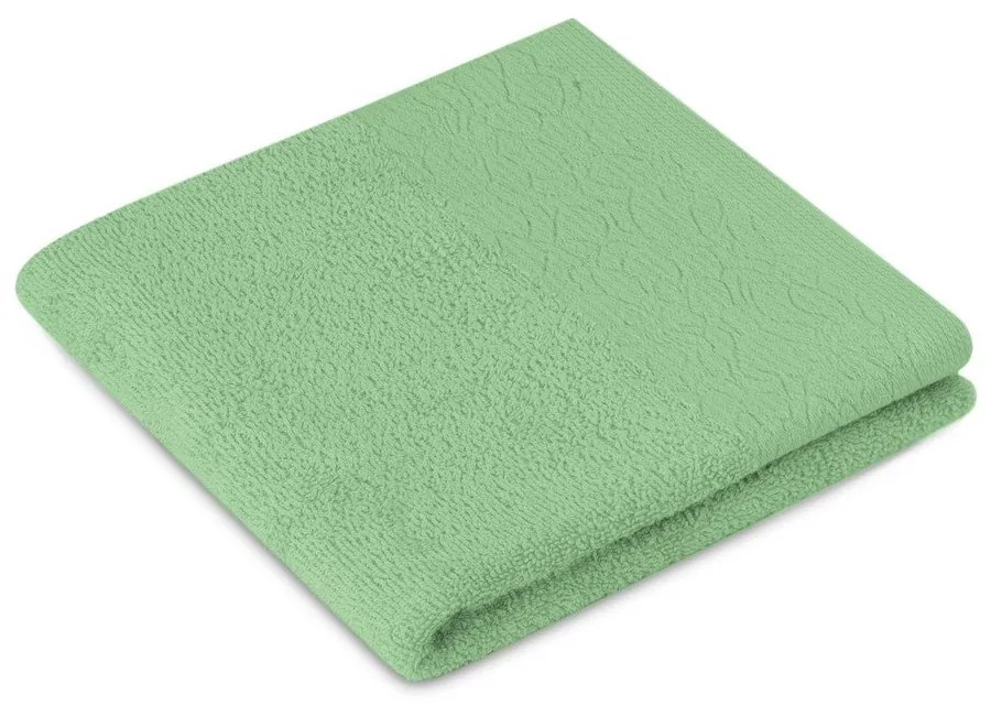 Светлозелени памучни хавлии и кърпи за баня в комплект от 2 бр. от тери Flos – Restilo