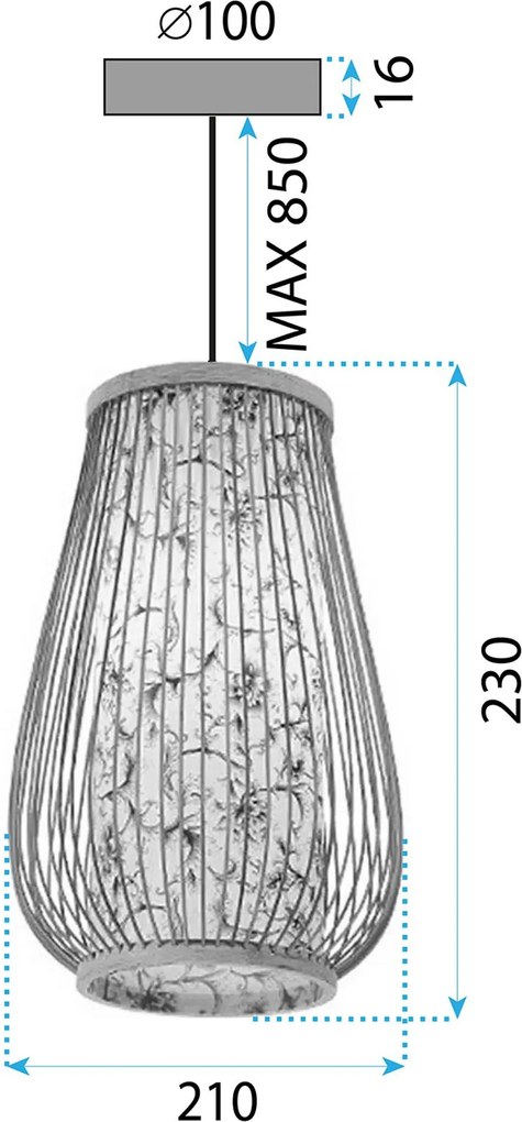 Плафон Bamboo APP1635-1CP