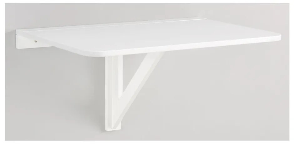 Бяла сгъваема маса за стена , 56 x 80 cm Trento - Støraa