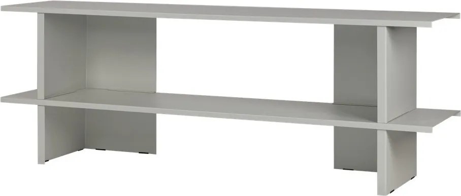 Светлосив метален стелаж 160x57x37 cm Hes – noo.ma