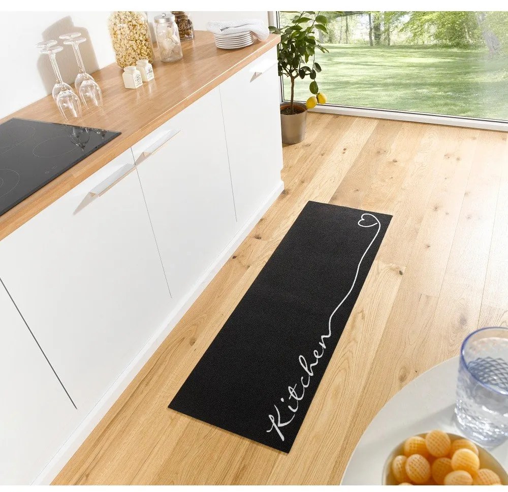 Черно пътека Zala Living Kitchen, 50 x 150 cm