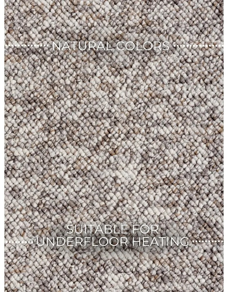 Сив килим подходящ за пране 120x170 cm Rocco Taupe – Elle Decoration