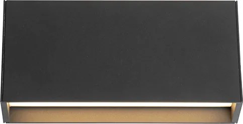 Модерен стенен аплик антрацит с LED IP54 - Spector