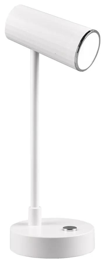 Бяла LED настолна лампа с възможност за димиране (височина 28 cm) Lenny - Trio