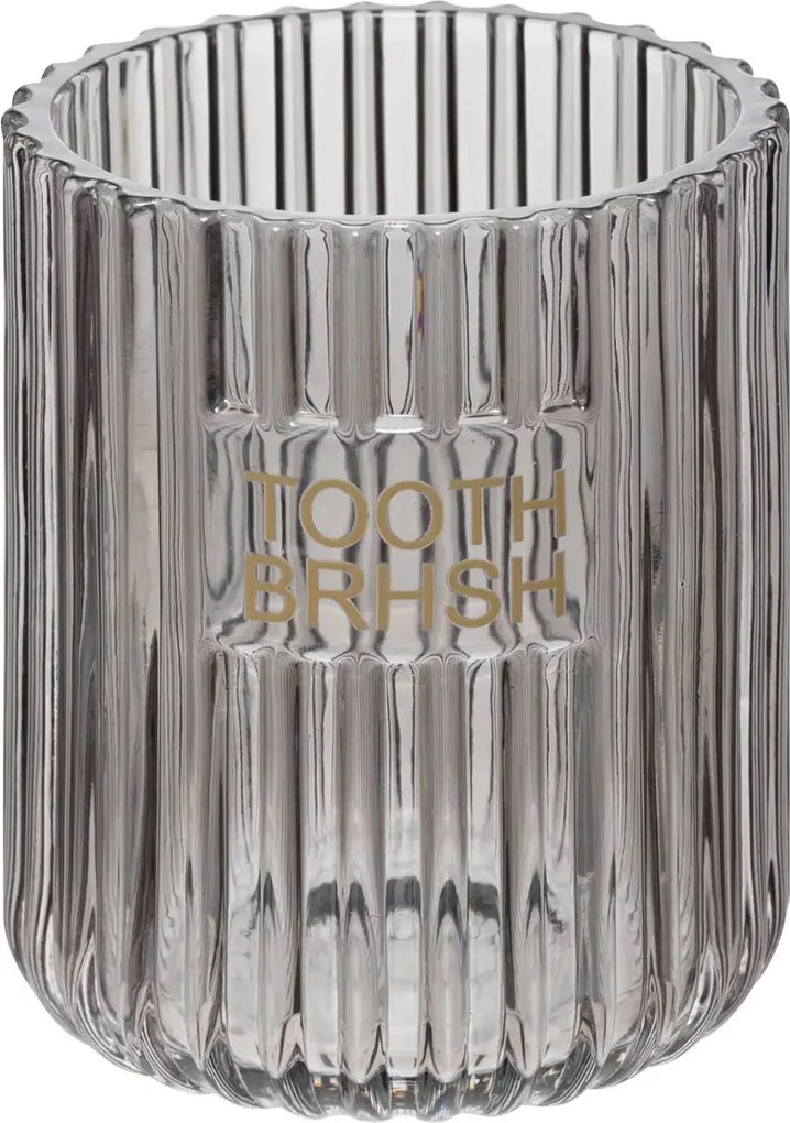 Поставка за четки за зъби 5five Glass, Сива