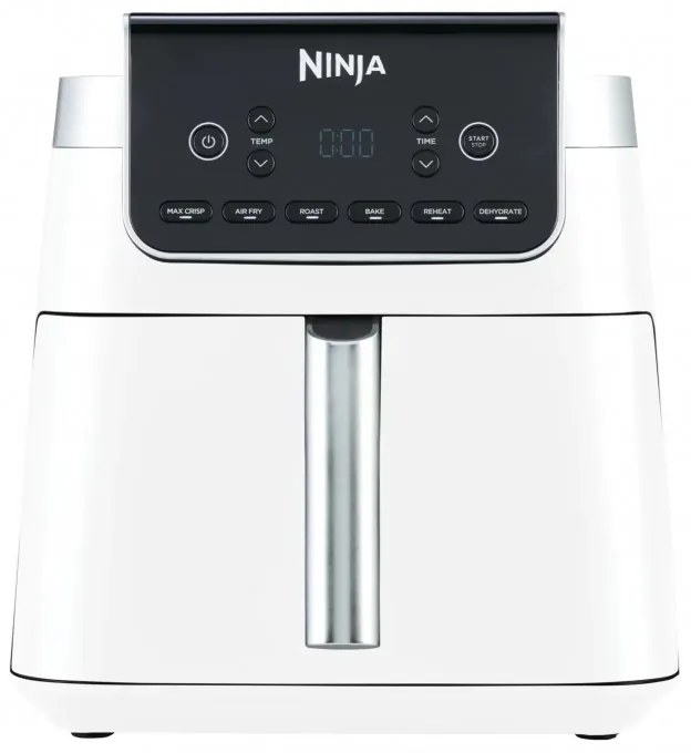 Фритюрник с горещ въздух Ninja Max Pro AF180EUWH, 2000W, 6.2 л, 1.2 кг, 40-240C, 6 програми, Бял