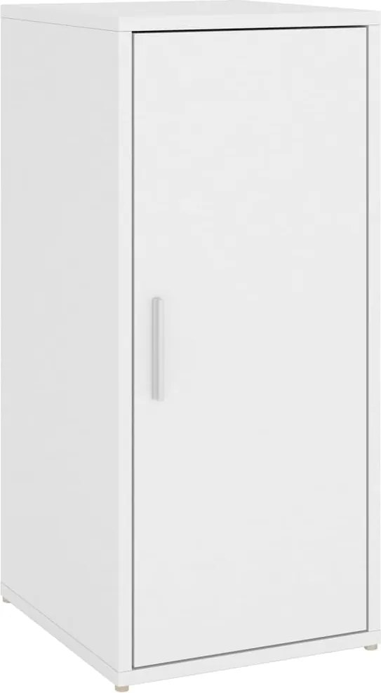 Шкаф за обувки, бял, 32x35x70 см, ПДЧ