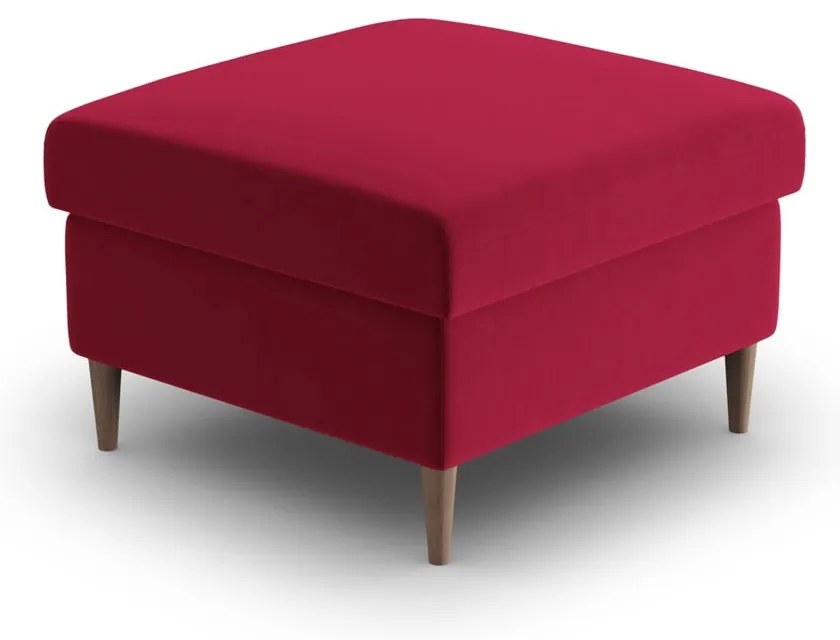 Червена кадифена табуретка Kyoto – Cosmopolitan Design
