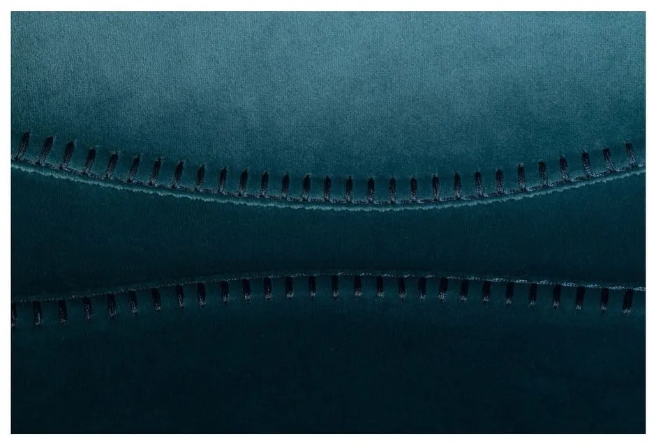 Комплект от 2 бар стола в бензиново синьо с кадифена тапицерия, височина 106 cm - Dutchbone