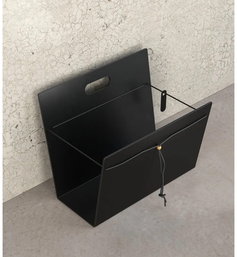 Стойка за списания от метал и еко кожа Bull L – LIND DNA