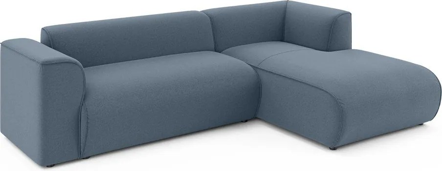Син ъглов диван (десен ъгъл) Merid – Ropez