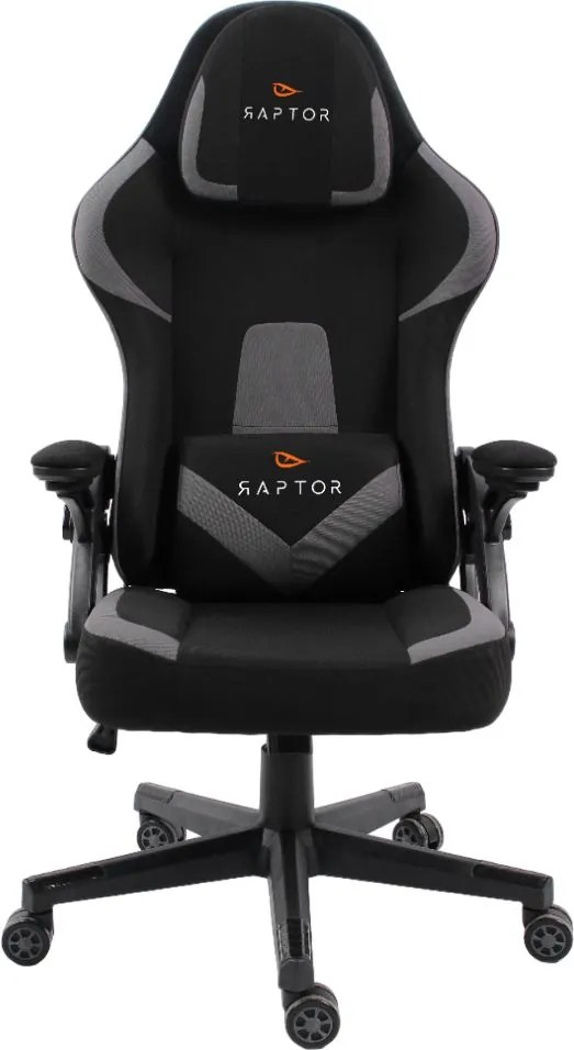 Игрален стол Raptor Fury-Сив