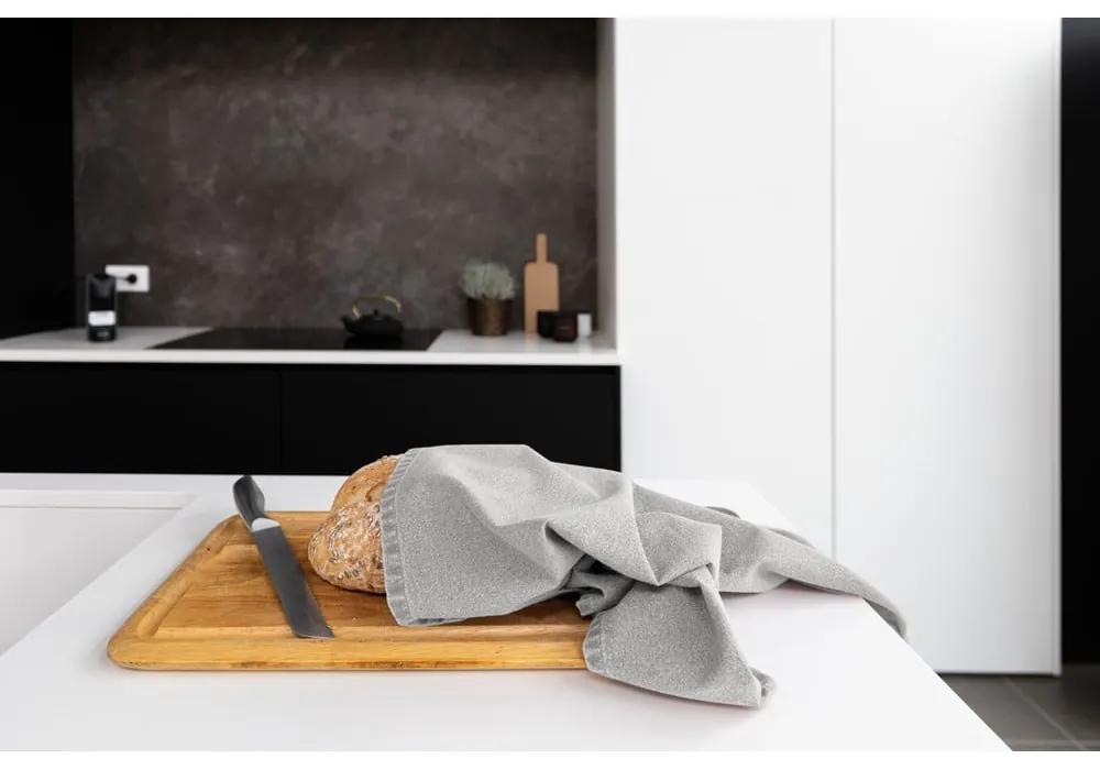 Комплект от 3 сиви памучни кухненски кърпи , 70 x 50 cm - Tiseco Home Studio