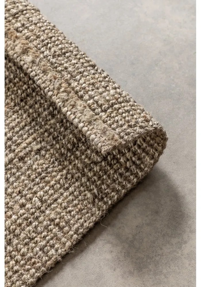 Бежов килим от юта 160x230 cm Bouclé - Hanse Home