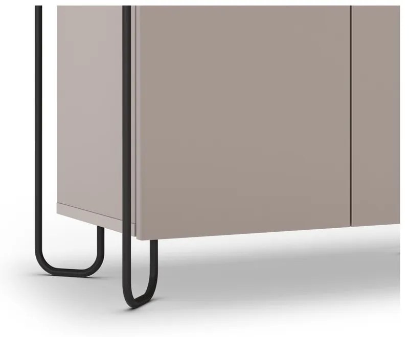 Сиво-бежов шкаф 80x80 cm Dilly - Marckeric