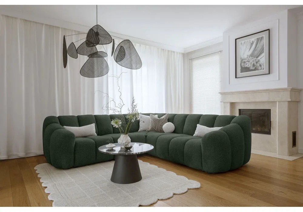 Тъмнозелен ъглов диван Shell – Miuform